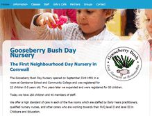 Tablet Screenshot of gooseberrybush.org